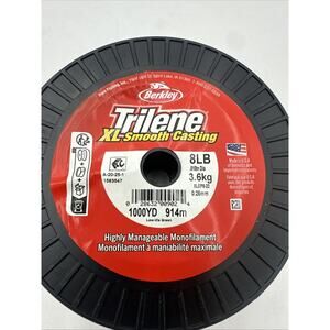 Berkley Trilene® XL®, Low-Vis Green, 8lb | 3.6kg, 1000yd | 914m Monofilament